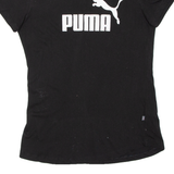PUMA Womens T-Shirt Black UK 12
