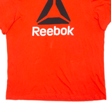 REEBOK Mens T-Shirt Red XL