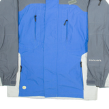 COLUMBIA Mens Ski Coat Blue Nylon S