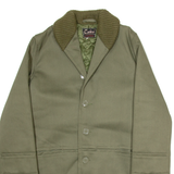 CIDEX Mens Overcoat Coat Green M