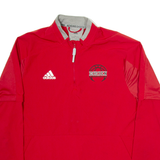 ADIDAS Borden Basketball Mens Track Jacket Red L