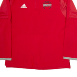 ADIDAS Borden Basketball Mens Track Jacket Red L