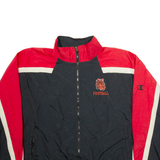 CHAMPION Football Mens Windbreaker Jacket Black 2XL