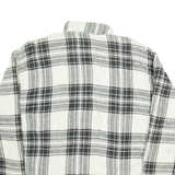 NOBLESSIMO Mens Lumberjack Jacket White Check M