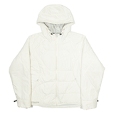 COLUMBIA Womens Jacket White Hooded L