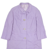 Womens Trench Jacket Purple M