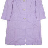 Womens Trench Jacket Purple M