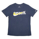 NIKE Mens T-Shirt Blue M