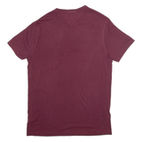 TOMMY HILFIGER Mens T-Shirt Maroon M