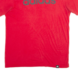 ADIDAS Mens T-Shirt Red M