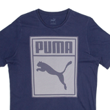 PUMA Mens T-Shirt Blue S