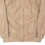 CONFESSION DAPA Womens Jacket Brown Leather PVC M