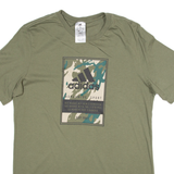 ADIDAS Womens T-Shirt Green S