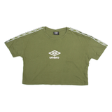 UMBRO Cropped Womens T-Shirt Green M