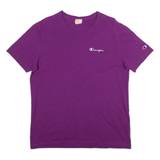 CHAMPION Womens T-Shirt Purple M