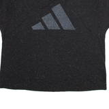 ADIDAS Womens T-Shirt Black XL