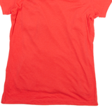 REEBOK Womens T-Shirt Orange S