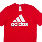 ADIDAS Womens T-Shirt Red S