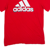 ADIDAS Womens T-Shirt Red S