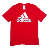 ADIDAS Womens T-Shirt Red S
