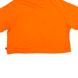 PUMA Cropped Womens T-Shirt Orange M