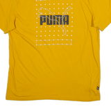 PUMA Womens T-Shirt Yellow M