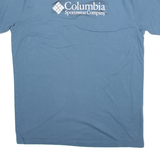 COLUMBIA Womens T-Shirt Blue M