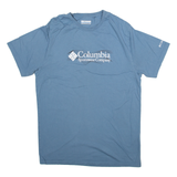 COLUMBIA Womens T-Shirt Blue M