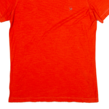 DIESEL Womens T-Shirt Orange M