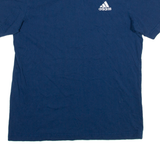 ADIDAS Womens T-Shirt Blue S