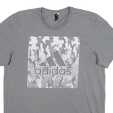 ADIDAS Womens T-Shirt Grey M