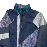 Mens Jacket Blue Colourblock L