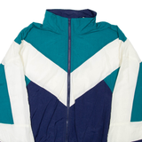 Mens Jacket Blue Colourblock L