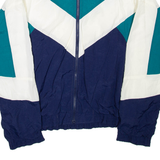 Mens Jacket Blue Colourblock L