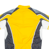 SPORTFUL Cycling Mens Jersey Yellow 1/4 Zip XL