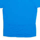 ZIENER Cycling Mens Jersey Blue 1/4 Zip L