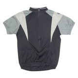 IP PEARL IZUMI Cycling Full Zip Mens Jersey Black High Neck M