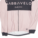 ELEVEN Cycling Mens Jersey Pink Long Sleeve 1/4 Zip XL