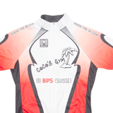 SMS SANTINI Cycling Mens Jersey Red 1/4 Zip S