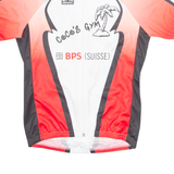 SMS SANTINI Cycling Mens Jersey Red 1/4 Zip S