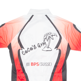 SMS SANTINI Cycling Mens Jersey Red 1/4 Zip S