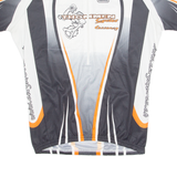 BIEMME Cycling Mens Jersey White 1/2 Zip L