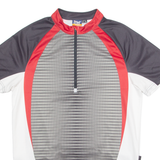 CRIVIT SPORTS Cycling Mens Jersey Grey 1/4 Zip L