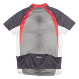 CRIVIT SPORTS Cycling Mens Jersey Grey 1/4 Zip L