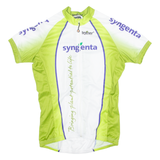 TEXNER Cycling Mens Jersey Green 1/4 Zip M