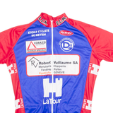 TEKER Cycling Mens Jersey Blue 1/4 Zip XL