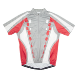 CRANE Cycling Mens Jersey Grey 1/4 Zip XL