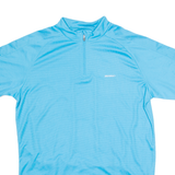 B-PRO Cycling Mens Jersey Blue 1/4 Zip M