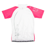 CRANE Cycling Womens Jersey White 1/4 Zip S