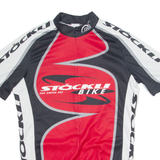 CUORE Cycling Mens Jersey Red 1/4 Zip S